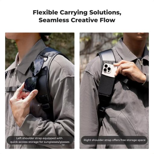 K&F Concept Nature Wander 11, 25L, fotós hátizsák, 15,6" laptoptartó, fekete (KF-13-211)