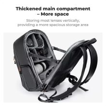 K&F Concept Nature Wander 11, 25L, fotós hátizsák, 15,6" laptoptartó, fekete (KF-13-211)