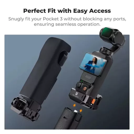 K&F Concept többfunkciós alumínium bővítőkeret DJI Osmo Pocket 4-hez (KF-20-0023)