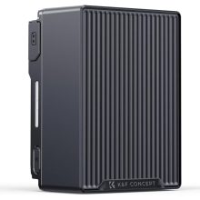 K&F Concept V-Mount akkumulátor, 99Wh, 14.8V, 6700mAH, 100W, BP, dual D-TAP, szürke - KF-28-0092