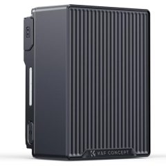   K&F Concept V-Mount akkumulátor, 99Wh, 14.8V, 6700mAH, 100W, BP, dual D-TAP, szürke - KF-28-0092