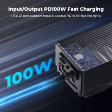 K&F Concept V-Mount akkumulátor, 99Wh, 14.8V, 6700mAH, 100W, BP, dual D-TAP, szürke - KF-28-0092