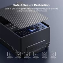 K&F Concept V-Mount akkumulátor, 99Wh, 14.8V, 6700mAH, 100W, BP, dual D-TAP, szürke - KF-28-0092