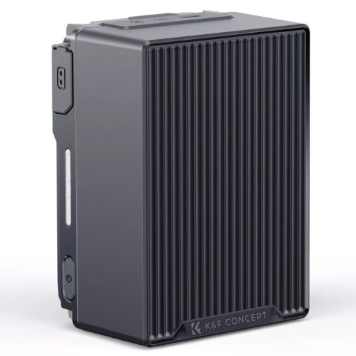 K&F Concept V-Mount akkumulátor, 99Wh, 14.8V, 6700mAH, 100W, BP, dual D-TAP, szürke - KF-28-0092