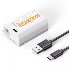   K&F Concept DMW-BLK22 akkumulátor, 2520mAh, USB-C csatlakozóval (KF-28-0104)