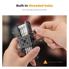 K&F Concept multifunkciós összecsukható szerszámkészlet, 10 az 1-ben (KF-31-099)