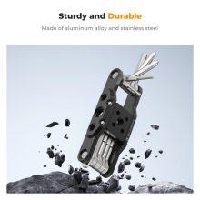 K&F Concept multifunkciós összecsukható szerszámkészlet, 10 az 1-ben (KF-31-099)