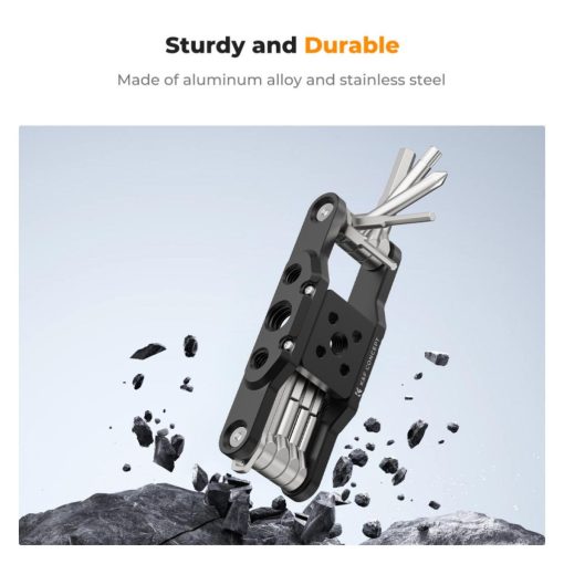 K&F Concept multifunkciós összecsukható szerszámkészlet, 10 az 1-ben (KF-31-099)