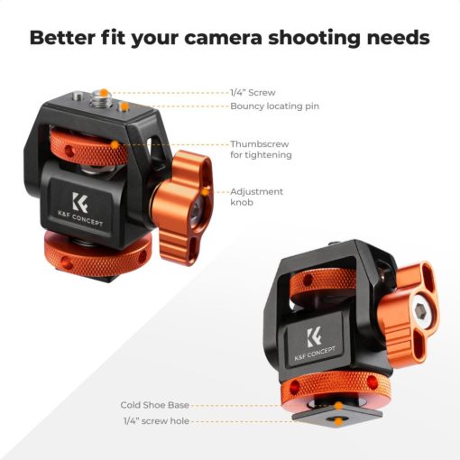 K&F Concept MS42 vakupapucsba illeszthető monitor adapter (KF-31-133)