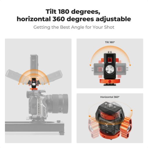 K&F Concept MS42 vakupapucsba illeszthető monitor adapter (KF-31-133)
