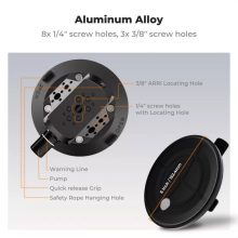 K&F Concept MS46 bővíthető tapadókorong, 15,2cm-es tapadófelület, magic arm, telefon, Gopro adapter (KF-31-136)