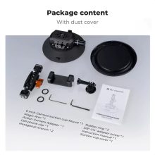 K&F Concept MS46 bővíthető tapadókorong, 15,2cm-es tapadófelület, magic arm, telefon, Gopro adapter (KF-31-136)