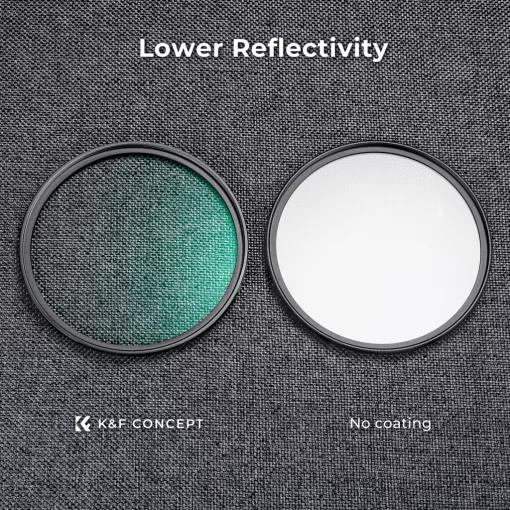 K&F Concept C Series Black Mist 1/8 szűrő, ulravékony többrétegű bevonat, 58mm (KF01-2255)