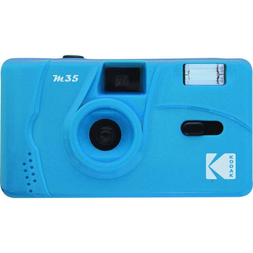 Kodak M35 analóg filmes fényképezőgép, 35 mm filmhez, kék