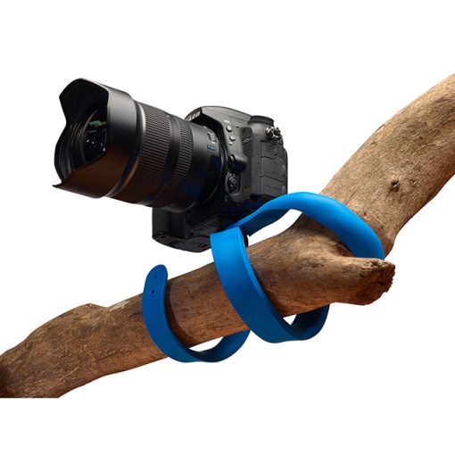 Miggö Splat Flexible hajlítható lábú miniállvány, DSLR és akció kamerákhoz, kék (M-MW-SP-SLR-BL-80)