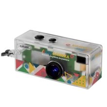 Mikrosat G6 vintage mini digitális fényképezőgép, kulcstartó (Átlátszó)