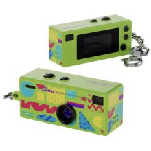 Mikrosat G6 vintage mini digitális fényképezőgép, kulcstartó (Zöld)