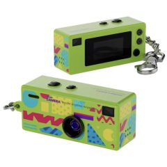   Mikrosat G6 vintage mini digitális fényképezőgép, kulcstartó (Zöld)