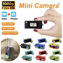 Mikrosat G6 vintage mini digitális fényképezőgép, kulcstartó (Zöld)