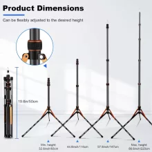 Mikrosat Nano 220  Karbon Kompakt Lámpaállvány (max. 2,5kg, 220 cm)