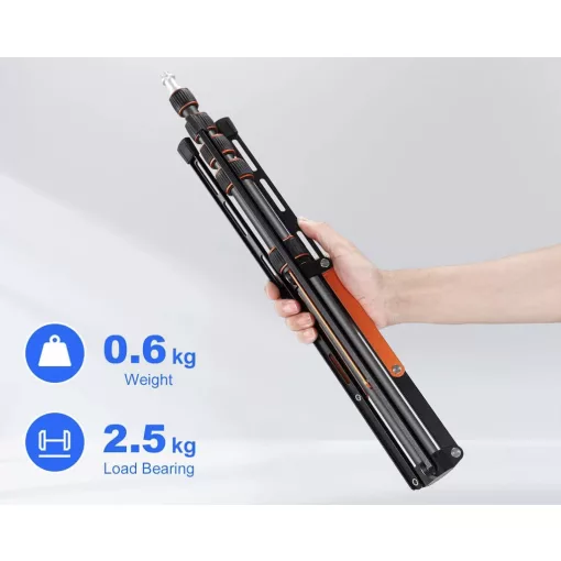 Mikrosat Nano 220  Karbon Kompakt Lámpaállvány (max. 2,5kg, 220 cm)