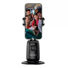   Rollei Easy Creator asztali okostelefon állvány AI arckövetéssel, gesztusvezérlés (R23158)