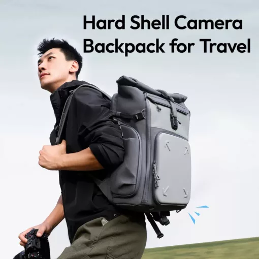 Ulanzi BP04 hardshell fotós hátizsák, 25-27L, U Tag - Apple Find My nyomkövető, szürke (UL-B121)