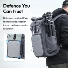 Ulanzi BP04 hardshell fotós hátizsák, 25-27L, U Tag - Apple Find My nyomkövető, szürke (UL-B121)