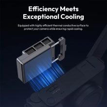 Ulanzi CU1, kamera hűtő ventilátor, hőmérséklet-szabályozott félvezető egység, fekete (UL-C046)