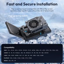 Ulanzi CU1, kamera hűtő ventilátor, hőmérséklet-szabályozott félvezető egység, fekete (UL-C046)