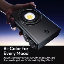 Ulanzi C01 100W COB led lámpa, 2700K-6500K, 14500LUX, 96CRI, mini Bowens, alap reflektor (UL-L099)