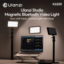 Ulanzi K6500 Led lámpa, 10W, 8000mAh, 2900K-6500K, Bluetooth-vezérlés, mágneses (UL-L149)