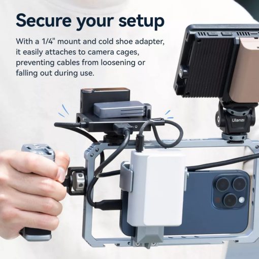 Ulanzi H1 4-in-1 USB-C Media Hub, multimédiás dokkoló, 3db USB-C, 1db HDMI (UL-M033)