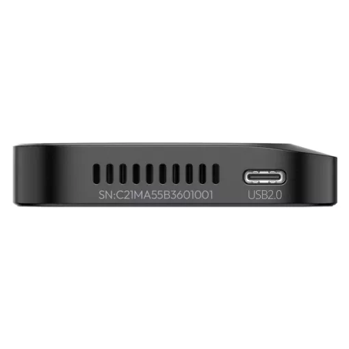 Ulanzi MA55 mágneses alumínium SSD ház aktív hűtéssel, NVMe/SATA meghajtókhoz, USB-C 10 Gbps (UL-M097)