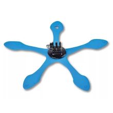 Miggö Splat 3in1 hajlítható lábú miniállvány, telefon és akciókamera adapterrel, kék (M-MW-SP-3IN1-BL-50)