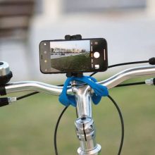 Miggö Splat 3in1 hajlítható lábú miniállvány, telefon és akciókamera adapterrel, kék (M-MW-SP-3IN1-BL-50)