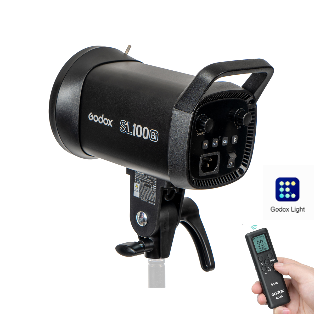 Lampada LED Godox SL100Bi – Luce Continua Bi-colore Per Video E Foto, Potente E Regolabile, Per Studio E Esterni